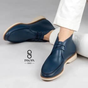 تصویر کفش بوت مردانه چرم عادی کد ۰۳۰ 