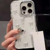 تصویر قاب گوشی پاپیون شاین اکلیلی آیفون 