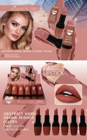 تصویر رژ لب جامد رمانتیک گرل(رنگ های نود) Romantic girl lipstick