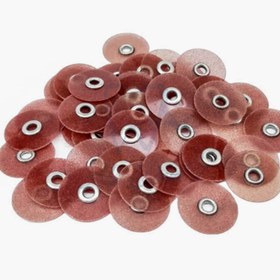 تصویر دیسک پرداخت مرکزدار زرشکی تور وی ام - Stem Discs TorVM 