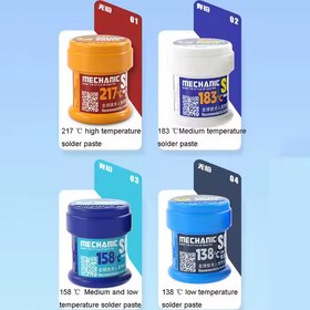 تصویر خمیر قلع MECHANIC 183° C 