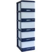 تصویر فایل کشویی ۵ طبقه L5 ممتاز با جنس پلاستیک 