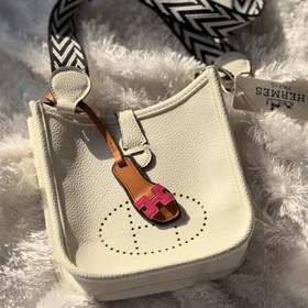 تصویر کیف هرمس کد ۱۵۱ - سفید 