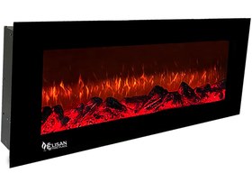 تصویر شومینه برقی الیسان سایز 50*120 بدون گرما - 16رنگ / سکوریت fireplace