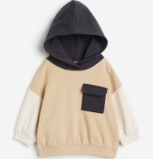 تصویر هودی نوزادی جلو جیب H&M 