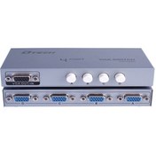 تصویر سوییچ VGA چهار پورت دی تک مدل دی تی 7034 DT-7034 4 to 1 VGA Switch