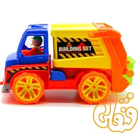 تصویر کامیون حمل زباله بازیافت 