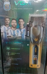 تصویر ماشین اصلاح وی جی آر مدل V-656 با تیغه کربن استیل و برش مستقیم 