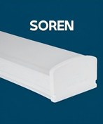 تصویر براکت مهتابی 42 وات 60 سانتیمتری مدل سورن - پارس شعاع توس براکت مهتابی 40 وات پارس شعاع