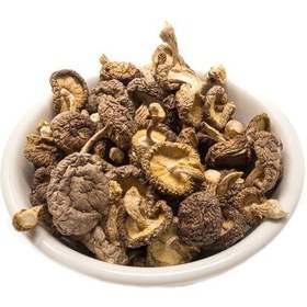 تصویر قارچ شیتاکه پرورشی خشک بسته 100 گرمی shiitake mushroom dried