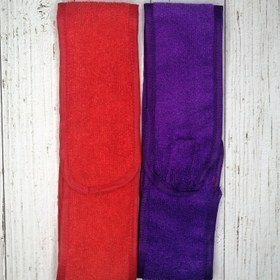 تصویر هدبند چسبی بنفش 