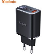 تصویر شارژر آداپتور دیواری 3پورت 30وات مک دودو مدل MCDODO CH-2180 