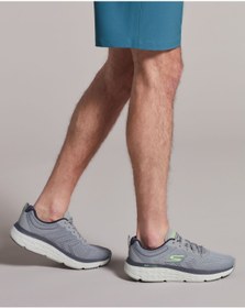 تصویر Max Cushioning Delta سرعت بخشیدن به کفش های خاکستری مردانه گری اسکچرز Skechers 