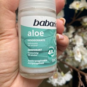 تصویر رول ضد تعریق باباریا مدل ضد تعریق و خوشبو کننده رول ضد تعریق باباریا مدل aloevera حجم 50 میلی لیتر آقایان / بانوان 50 میلی لیتر باباریا