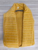 تصویر حوله تنپوش بچه گانه برق لامع مدل لوزان - خردلی / 100 