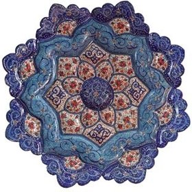 تصویر بشقاب مینا 16 سانتی 