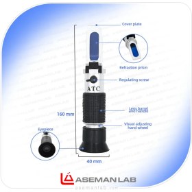 تصویر رفرکتومتر 80-0 بریکس چشمی دستی ATC 