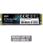 تصویر حافظه اس اس دی سیلیکون پاور مدل P34A60 با ظرفیت 1 ترابایت Silicon Power P34A60 1TB PCIe M.2 2280 NVME SSD