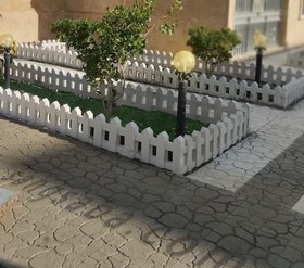 تصویر نرده طرح چوب کوچک 