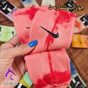 تصویر جوراب آبرنگی پنبه jb007