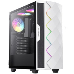 تصویر کیس گیم مکس مدل Diamond CP سایز مید تاور سفید 