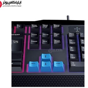 تصویر کیبورد مخصوص بازی اسکورپیون مدل K215 ا Scorpion K215 Gaming Keyboard Scorpion K215 Gaming Keyboard