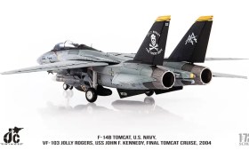 تصویر ماکت جنگنده اف 14 تامکت نیروی دریایی امریکا | JC Wings 1:72 Grumman F-14B Tomcat USN VF-103 Jolly Rogers 