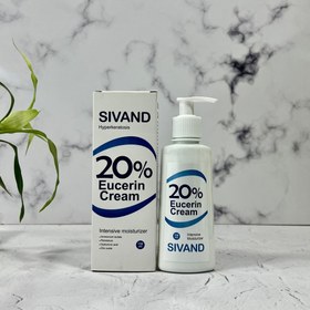 تصویر كرم اوره و اوسرین 20 درصد 150 میلی لیتر سیوند Sivand Moisturizing Cream Urea Eucerin 20 Percent 150 Ml