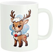 تصویر ماگ زیگورات مدل گوزن زیبا کد 3020 