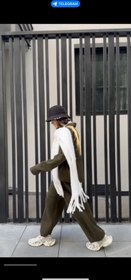 تصویر ست بافت - طوسی کمرنگ 