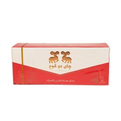 تصویر چای سیاه کیسه ای ساده دو قوچ بسته 25 عددی 