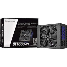 تصویر منبع تغذیه سیلوراستون مدل ST1000-PT SilverStone SST-ST1000-PT Fully Modular PSU