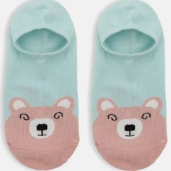 تصویر جوراب قوزکی خرسی 