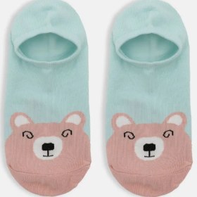 تصویر جوراب قوزکی خرسی 