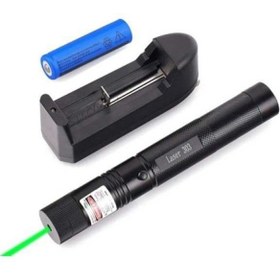 تصویر لیزر با افکت مختلف و برد 12 کیلومتری - قرمز Green Laser Pointer