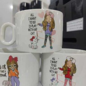 تصویر ماگ طرح دار 