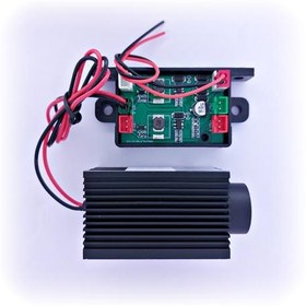 تصویر ماژول لیزر 532 نانومتر 30 میلی‌وات با مقطع دایره‌ای 