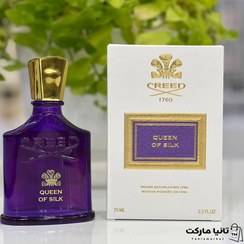 تصویر عطر ادکلن کرید زنانه کویین آف سیلک 75 میل، مَسترکوالیتی سفارش اروپا بشرط استعلام بارکد، creed queen of silk Creed queen of silk eau de perfume master quality 75 ml