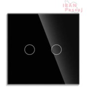 تصویر کلید هوشمند دو پل هموند رنگ سفید مشکی طوسی طلایی 