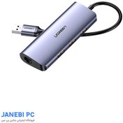 تصویر هاب 4 پورت USB 3.0 با پورت LAN یوگرین 60719 CM252 