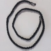 تصویر بند عینک بافت مشکی ساده کد ۱۳۴۵ 