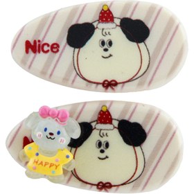 تصویر گیره مو دخترانه مدل سگ 