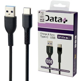 تصویر کابل Type-C دیتا پلاس مدل DP03 طول 1 متر Data Plus DP03 Type-C Cable 1M