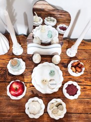 تصویر هفت سین طنابی - طلایی 