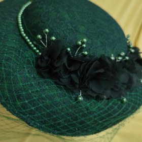 تصویر کلاه مجلسی سبز 