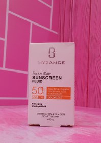 تصویر فلوئید ضدآفتاب فیوژن واتر اس پی اف ۵۰ بیزانس Byzance sunscreen fluid(fusion water)spf 50