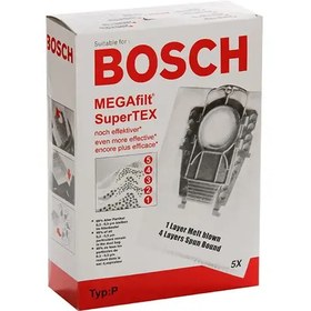 تصویر پاکت جاروبرقی بوش سری p Bag cleaner machin bosch p