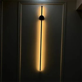 تصویر چراغ دیواری ام کی مدل DL80 سایز ۸۰ سانت آفتابی 