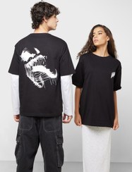 تصویر تی‌شرت بزرگ Venom برند marvel Venom Oversized T-Shirt