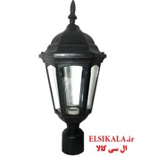 تصویر چراغ حیاطی رومی سرلوله پلاستیکی و فلزی 